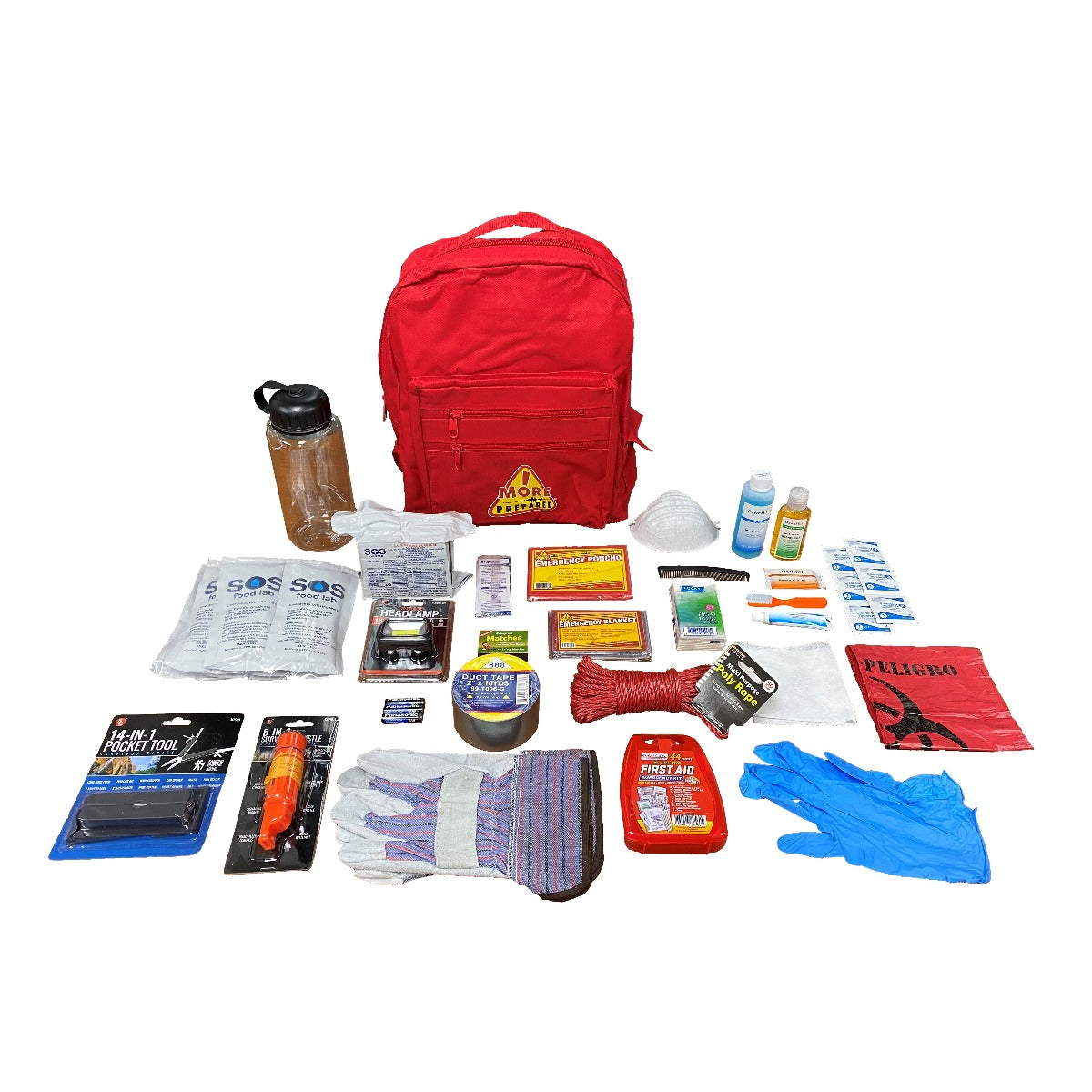 1 person laguna woods 3 day survival kit