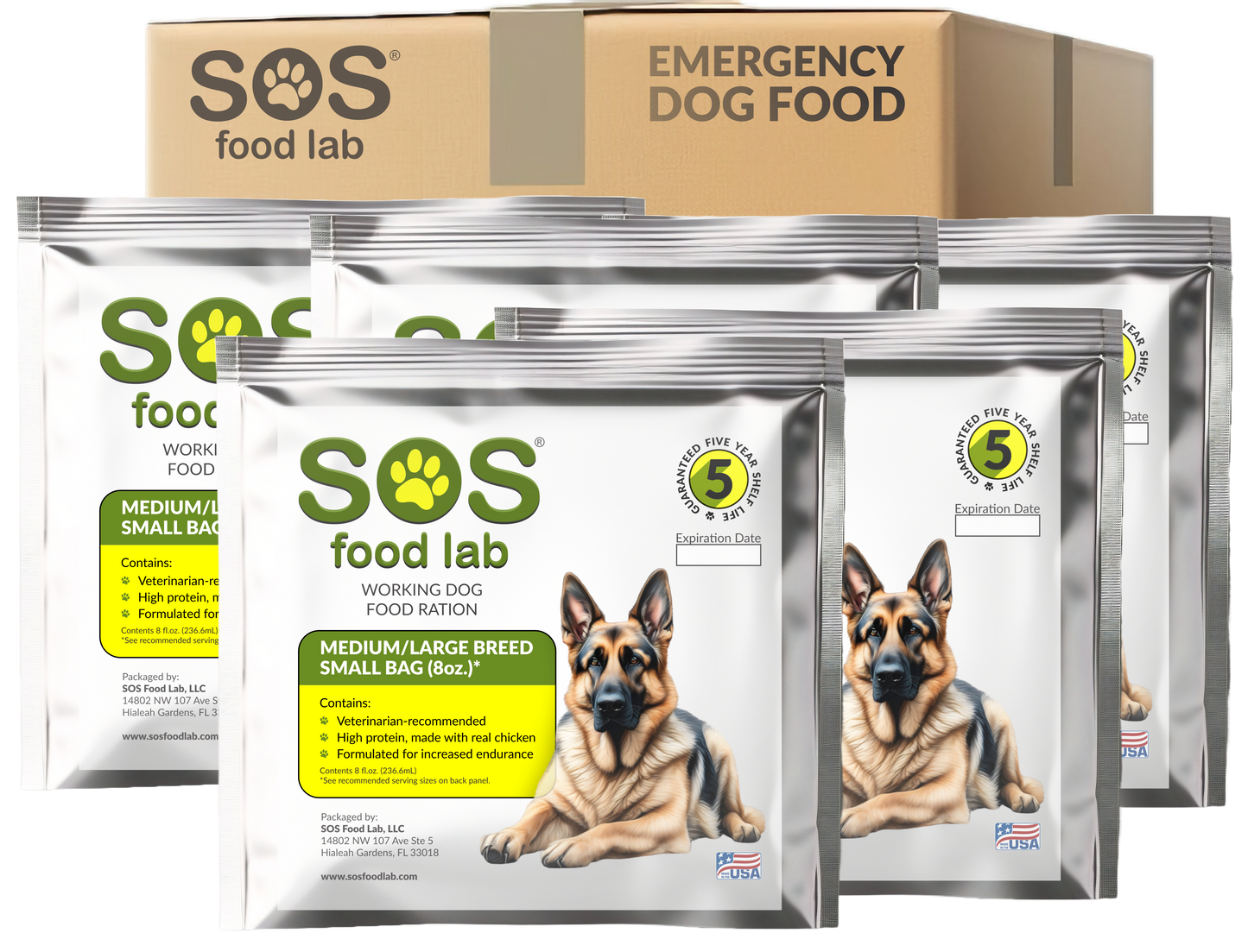 Emergency Dog Food - 8 oz. Pouch