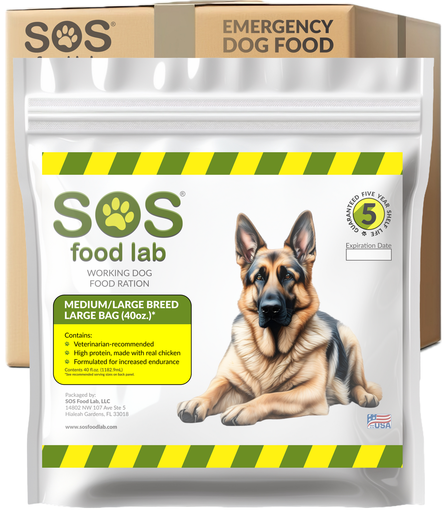 Emergency Dog Food - 40 oz. Bag