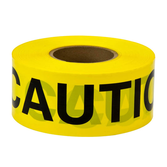 Yellow "CAUTION" Barricade Tape - 300'