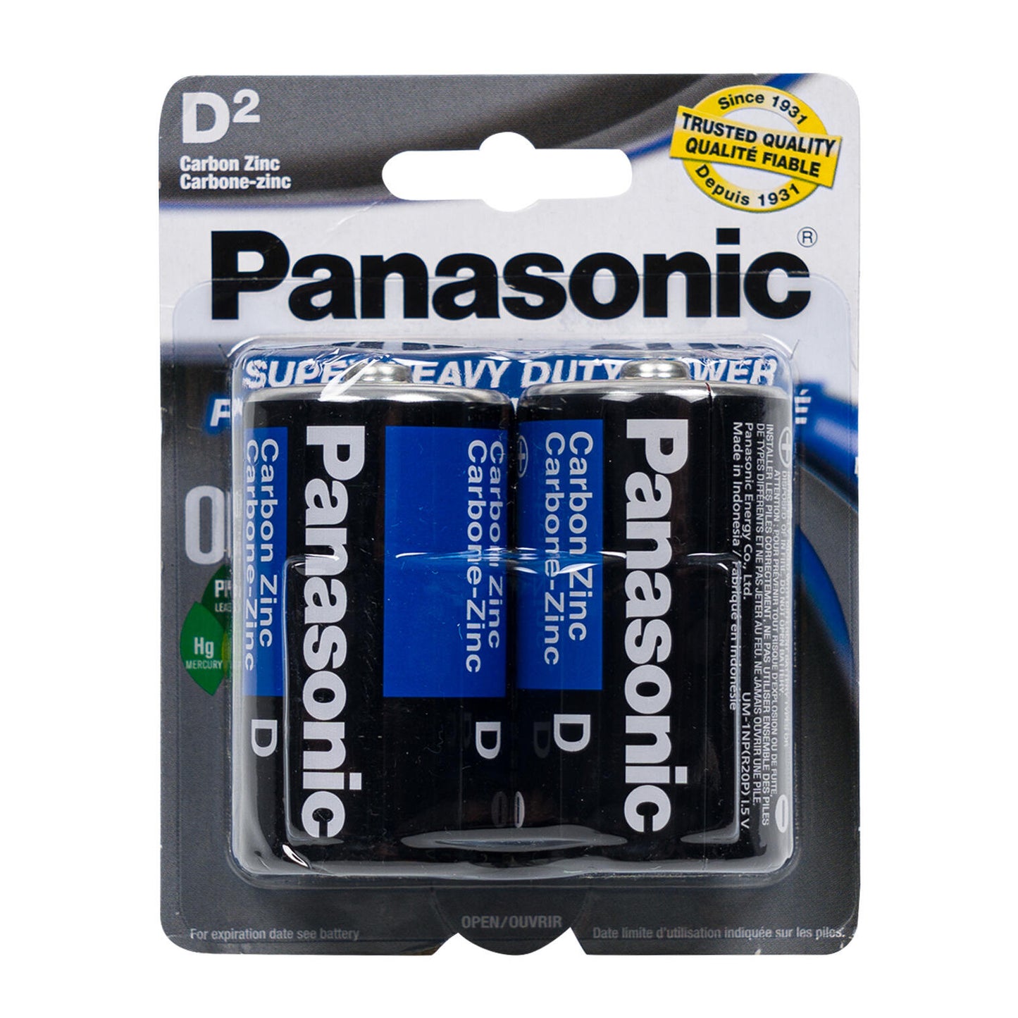 Heavy Duty D Battery (2-pk)