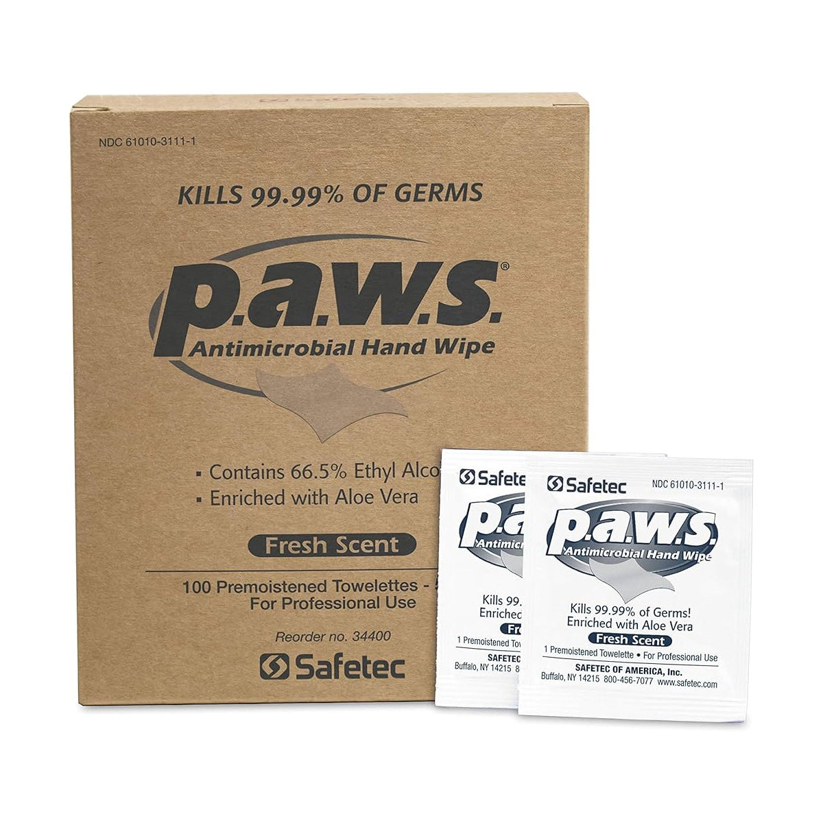 P.A.W.S. Antimicrobial Wipes
