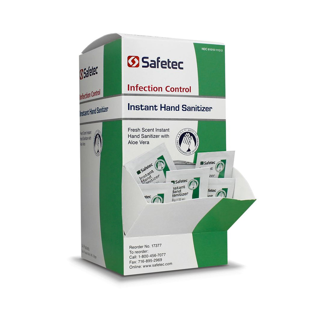 Safetec® 17377 Instant Hand Sanitizer - Box of 144