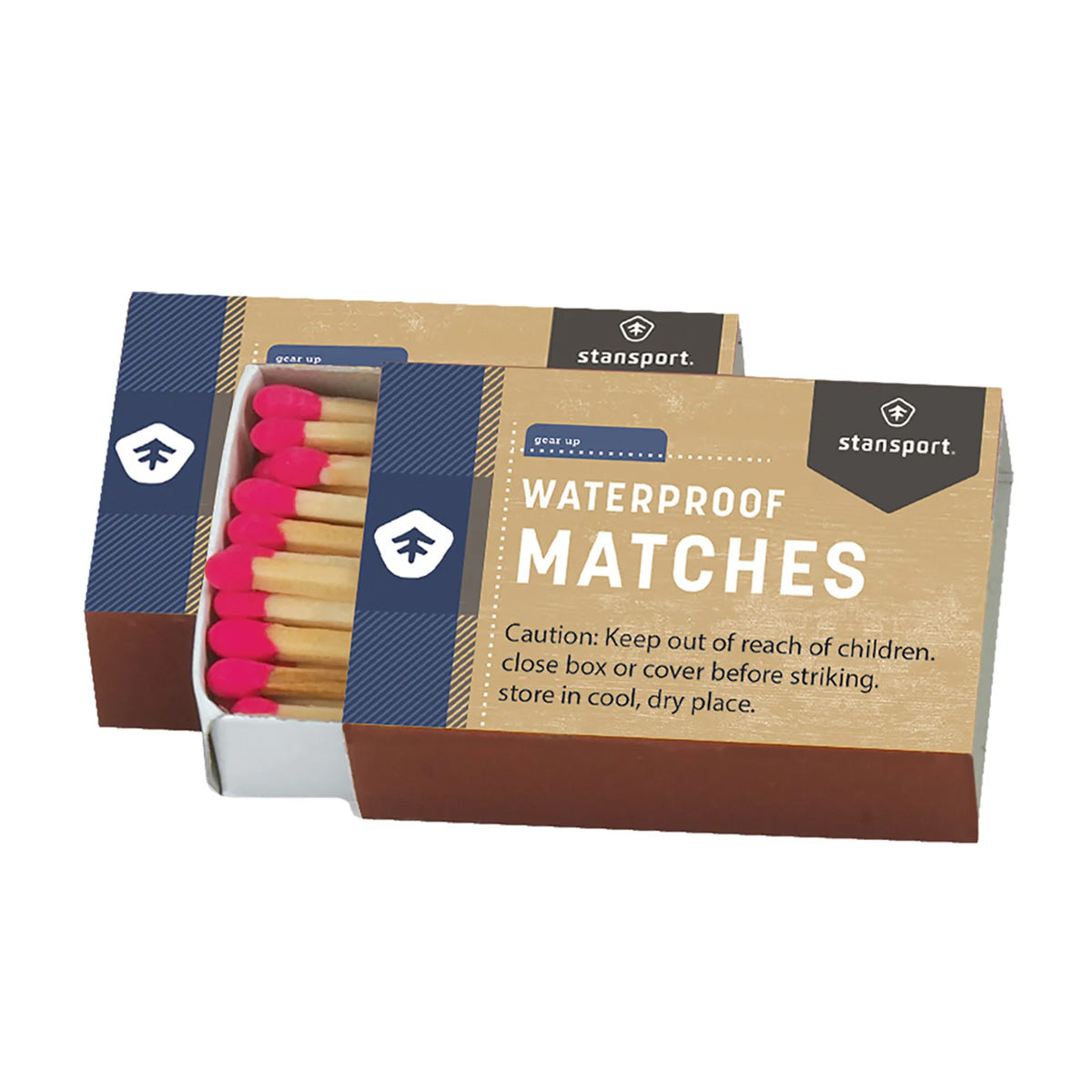 Stansport Waterproof Matches - Box of 40