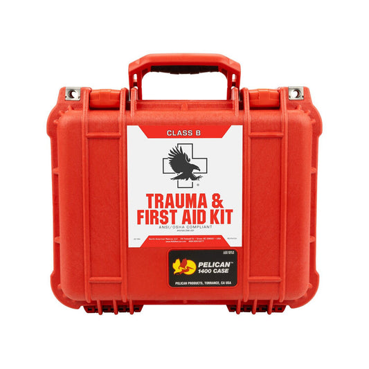 Trauma & First Aid Kit Hard Case - Class B (with Compressed Gauze)