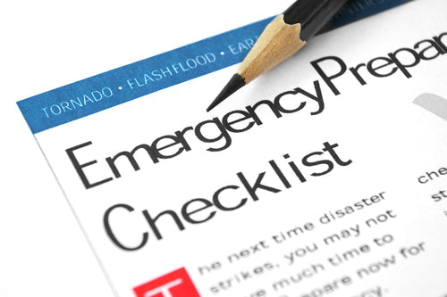 emergency checklist plan