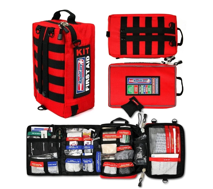 Rapid Care 315 Piece Trauma/Outdoor Kit w/ Bonus 95 Piece First Aid Kit