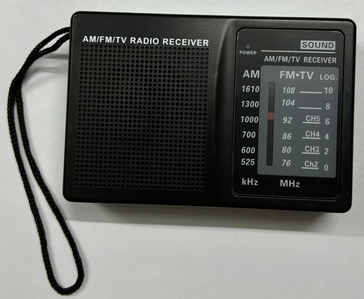 AM/FM Portable Radio with Batteries