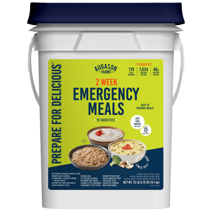 2-Week 1-Person Emergency Food Supply Kit, 119 Servings