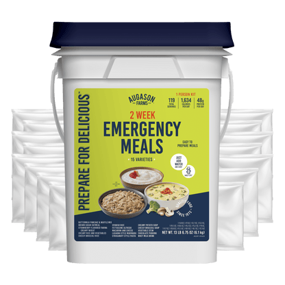 2-Week 1-Person Emergency Food Supply Kit, 119 Servings