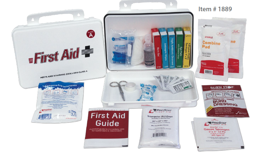 ANSI Class A 25 Person First Aid Kit with contents