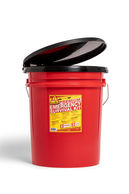 2 Person Home Survival Kit - Premium with Seat