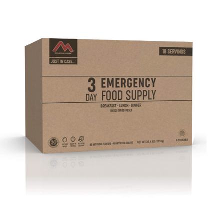 Mountain House 3 day emergency food supply kit