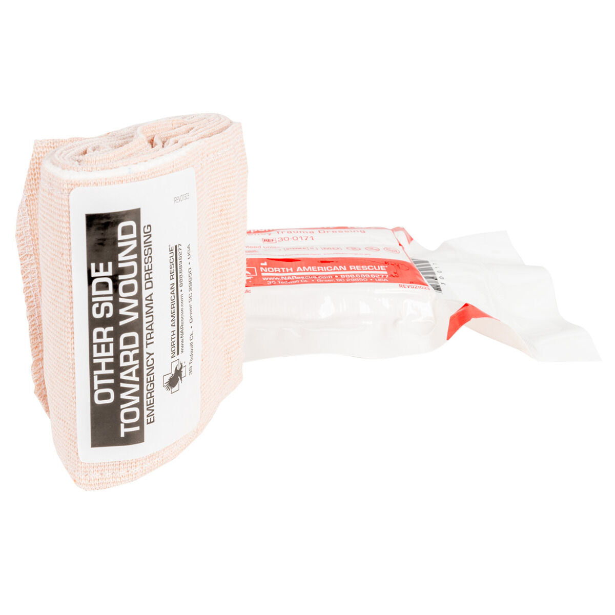 Emergency Trauma Dressing - 4" Flat