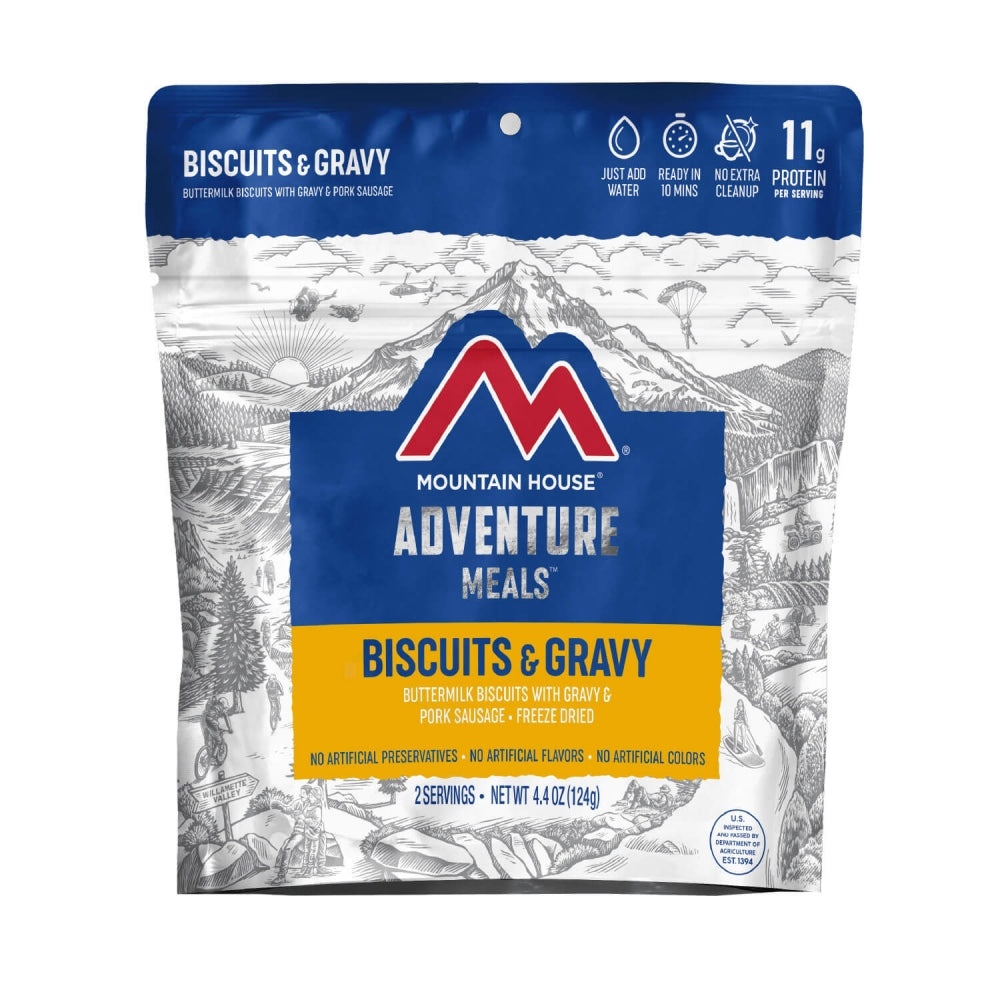 Mountain House Biscuits & Gravy pouch