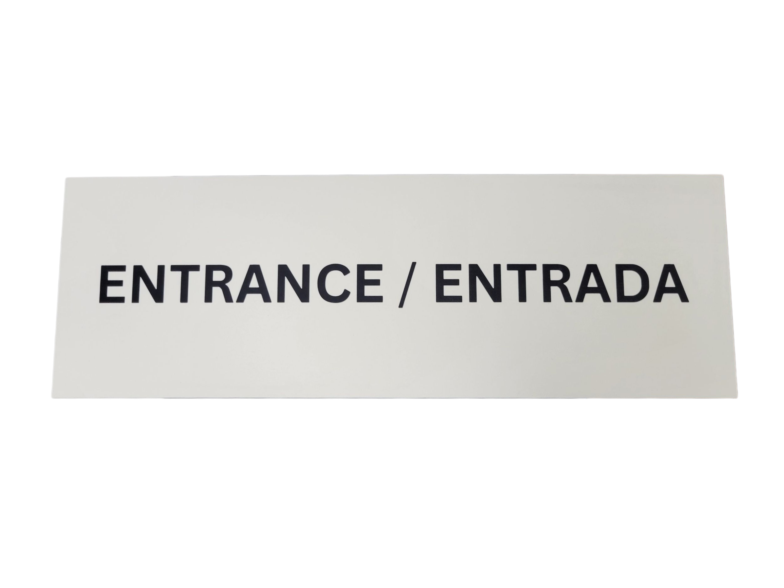 6x18 Entrance/Entrada Sign – Durable 1/8