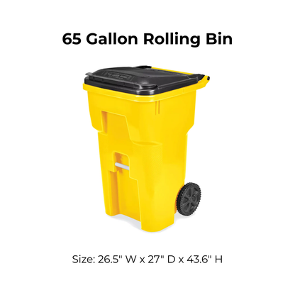 1,000-Person Office & Workplace Emergency Kit in Rolling Bin