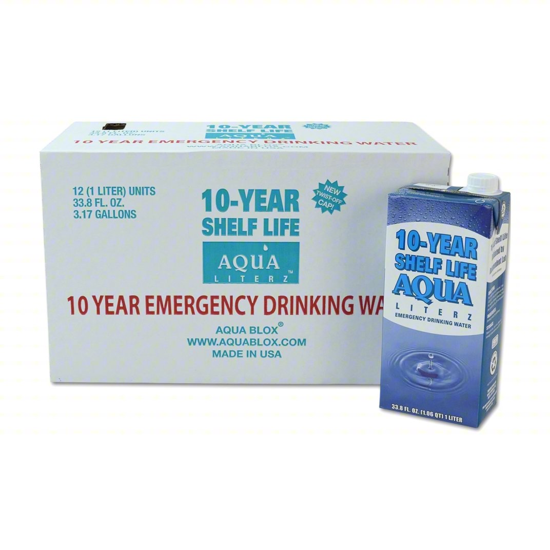 Aqua Literz 10-Year Shelf Life Emergency Water | More Prepared