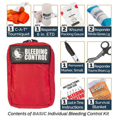 Individual Bleeding Control Kit - Nylon Bag
