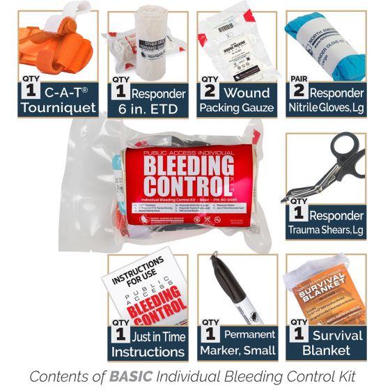 Individual Bleeding Control Kit - Vacuum Sealed