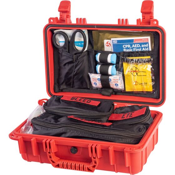 Trauma & First Aid Kit Hard Case - Class A (with Compressed Gauze)