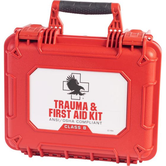 Trauma & First Aid Kit Hard Case - Class B (with Compressed Gauze)