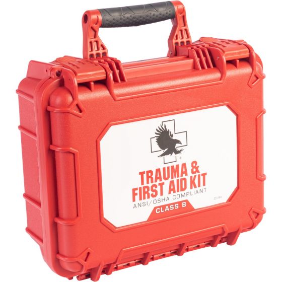 Trauma & First Aid Kit Hard Case - Class B (with Compressed Gauze)