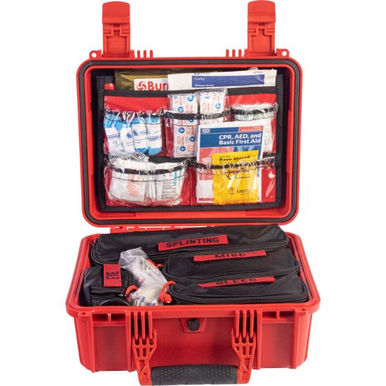 Trauma & First Aid Kit Hard Case - Class B (with Compressed Gauze)