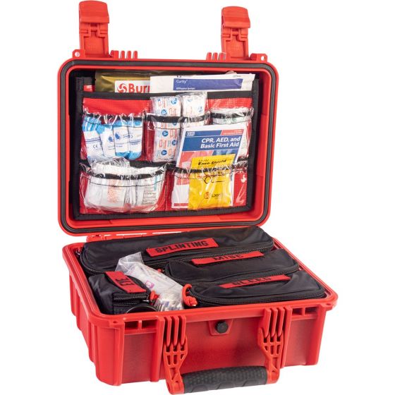 Trauma & First Aid Kit Hard Case - Class B (with Compressed Gauze)