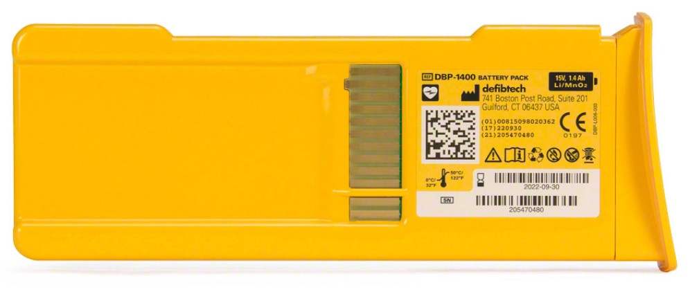 Defibtech Standard 9V Lithium Battery Package