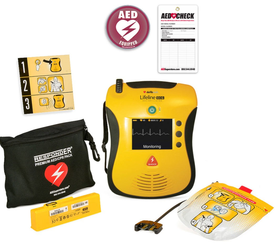 Defibtech Lifeline View AED Package
