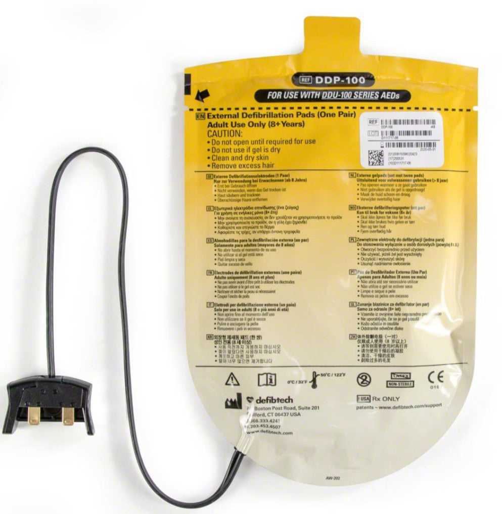 Defibtech Lifeline AED Adult Pads