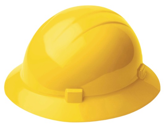 Full Brim Hard Hat ANSI/ISEA Z89.1 Class E/G Type 2 Ratchet