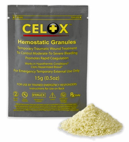 Celox Hemostatic Granules 15g packet