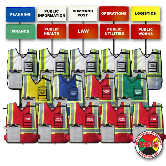 EOC Flag & Vest Kit for Small Towns and Private Industries