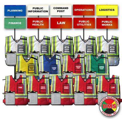 EOC Flag & Vest Kit for Small Towns and Private Industries