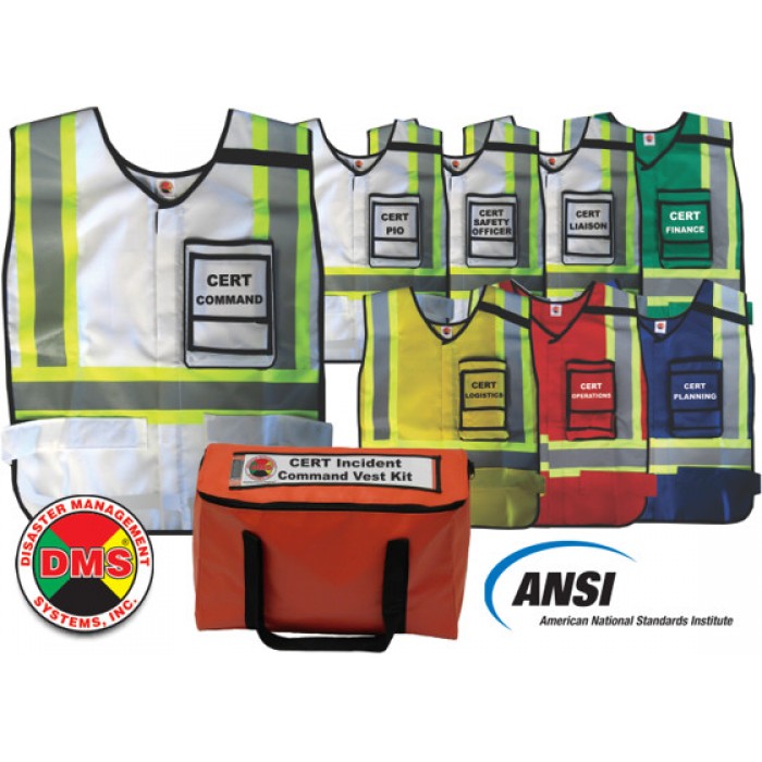 CERT ICS Vest Kit, Dynamic Vests | More Prepared
