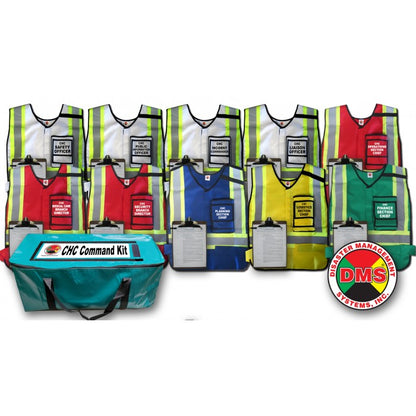 Comm. Health Center (CHC) Command Vest Kit for Small Facilities - 10 Position