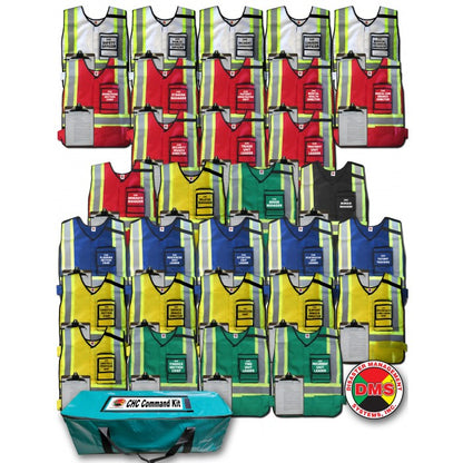 Community Health Center (CHC) Command Vest Kit for Large Facilities - 31 Position