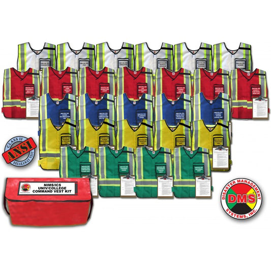 EOC Vest Kit for Universities/Colleges - 27 Position