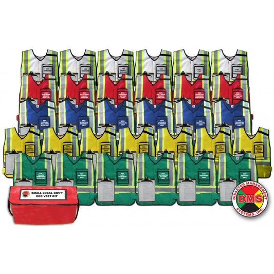 EOC Vest Kit for Small Local Government - 31 Position