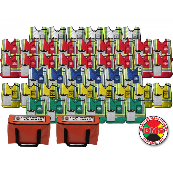 EOC Vest Kit for Large Local Government - 45 Position