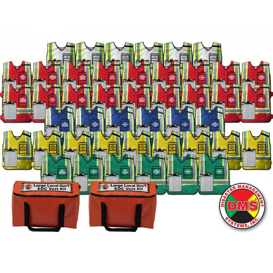 EOC Vest Kit for Large Local Government - 45 Position