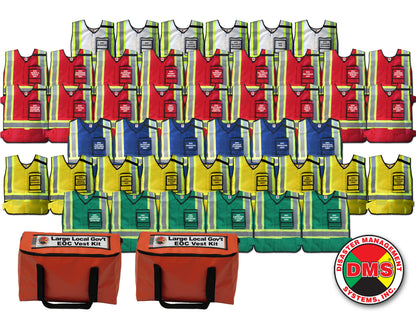 EOC Vest Kit for Large Local Government - 45 Position