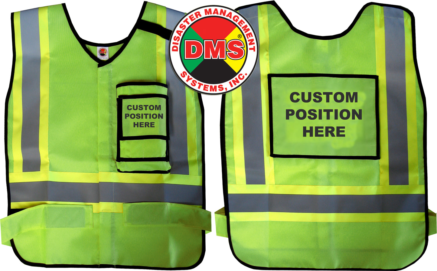 Dynamic Vest in Assorted Colors (Includes custom imprinted front & back placard)