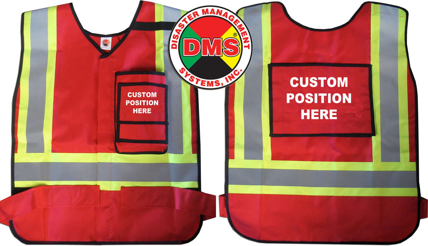 Dynamic Vest in Assorted Colors (Includes custom imprinted front & back placard)