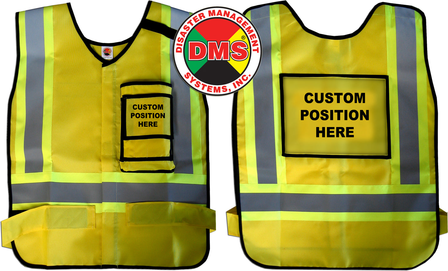 Dynamic Vest in Assorted Colors (Includes custom imprinted front & back placard)