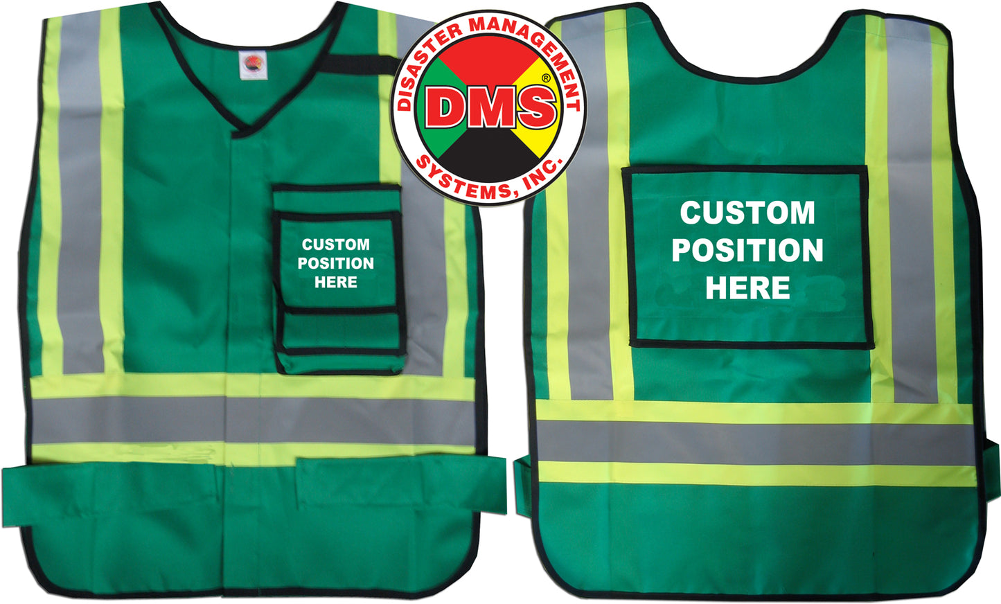 Dynamic Vest in Assorted Colors (Includes custom imprinted front & back placard)