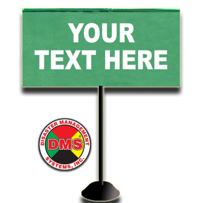 Custom Imprinted Tabletop Flag - Assorted Colors