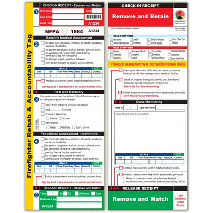 Fire REHAB Accountability System + Vest & Flag Kit